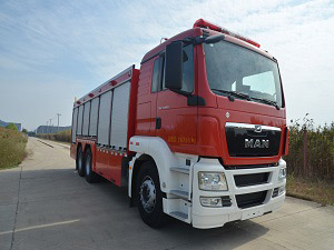 9噸后八輪干粉泡沫聯(lián)用消防車(chē)