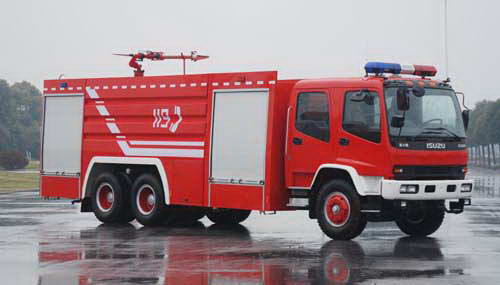 慶鈴雙后橋水罐/泡沫消防車(chē)(11噸)